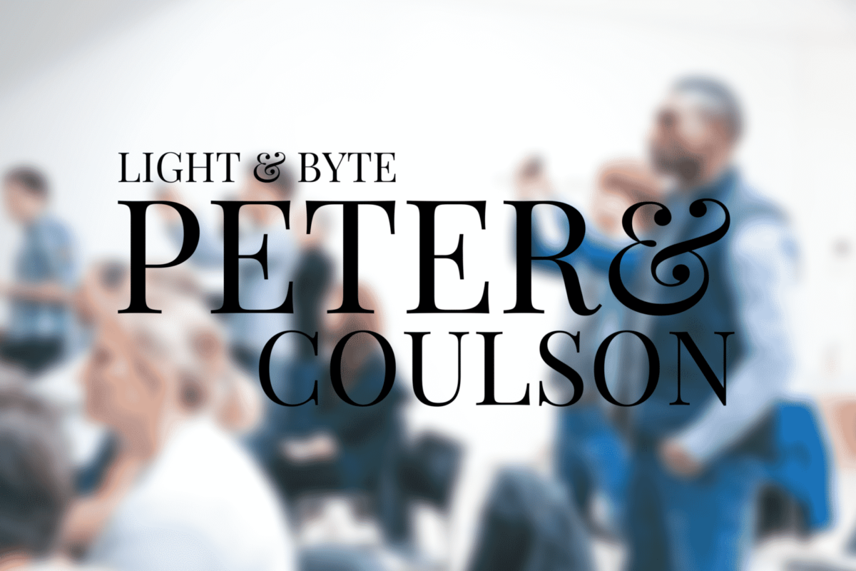 Peter Coulson – Ein Rückblick auf das Seminar bei Light & Byte